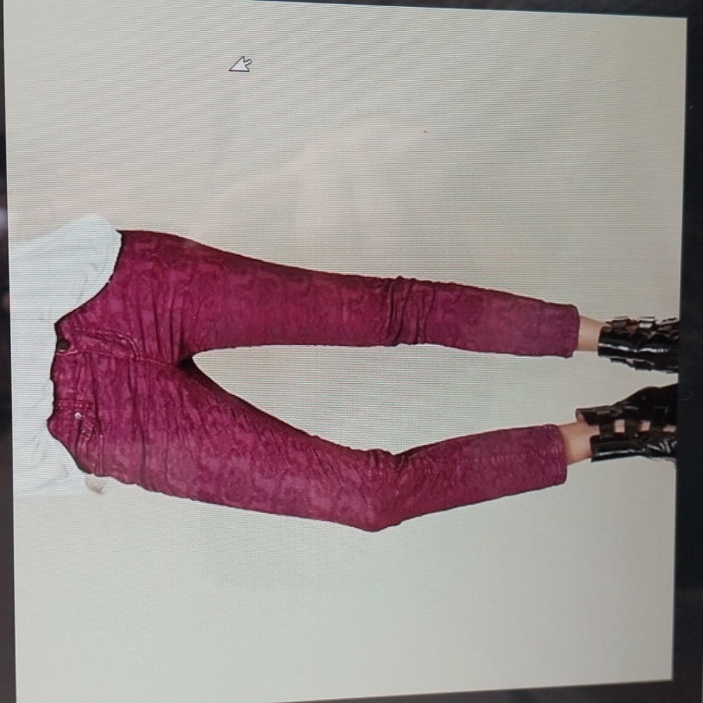 Free people jacquard skinny jean - Picture 1 of 8